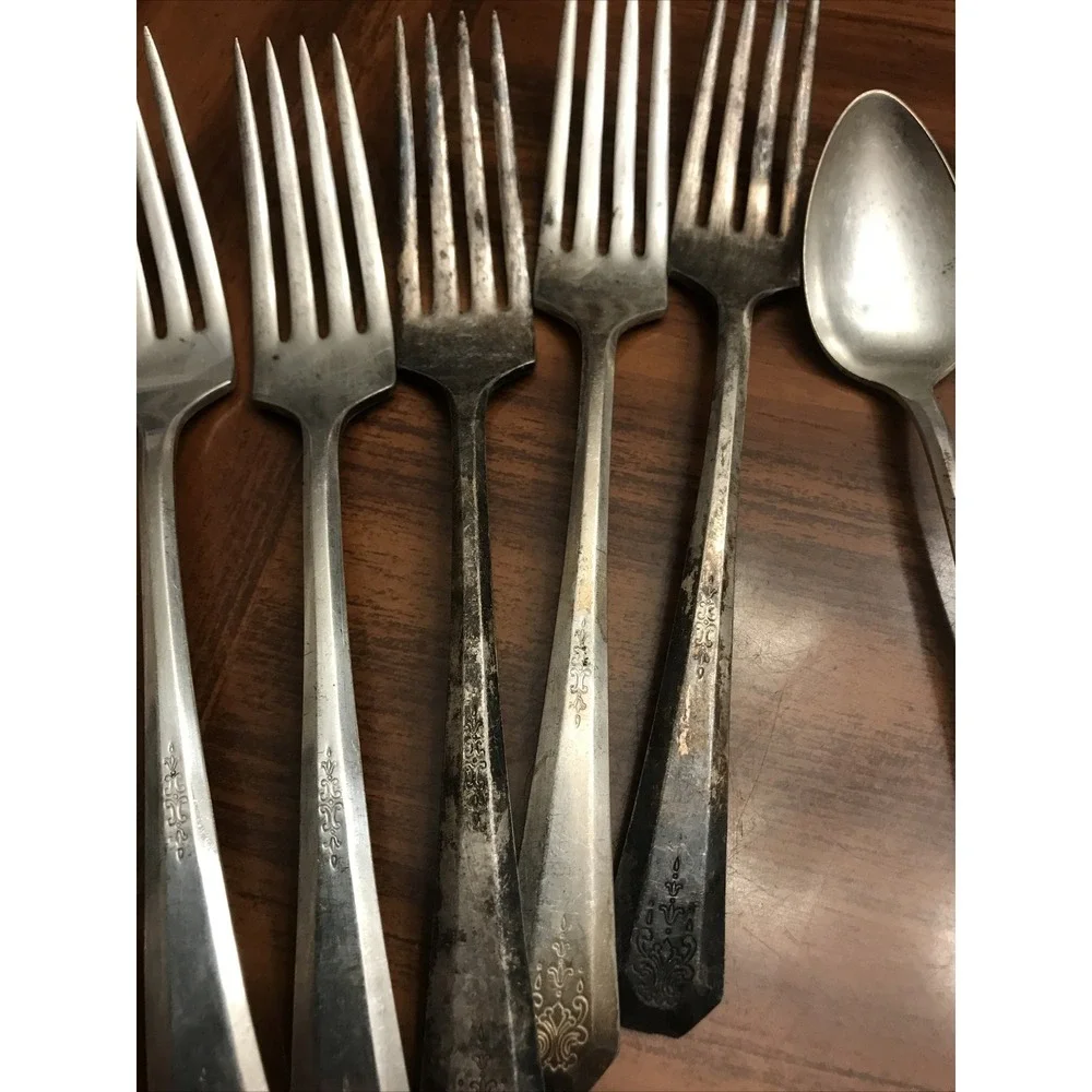 Vintage Flatware set WM ROGERS SONS‎ AA PAT OCT 11-21